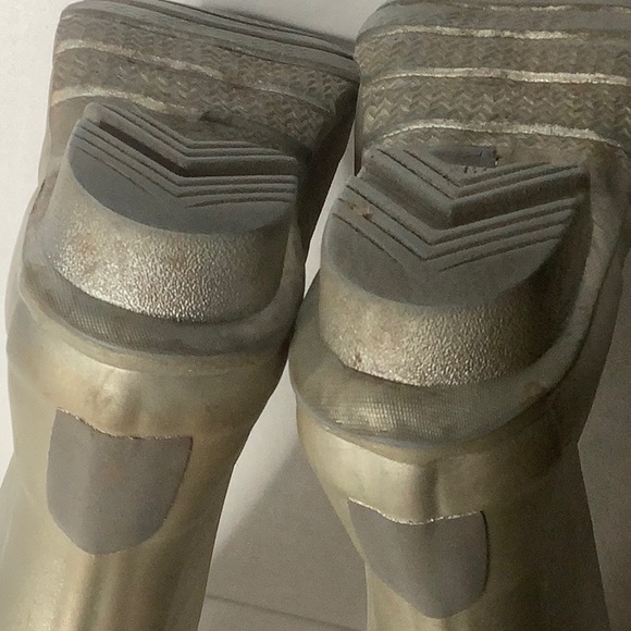 Hunter Kids Original Silver Metallic Rain Boots Size 13 - Picture 11 of 14